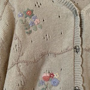Vintage Embroidered Cardigan